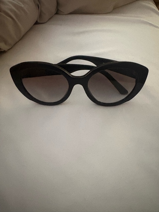 Prada Accessories - Prada Black Cat-Eye Sunglasses